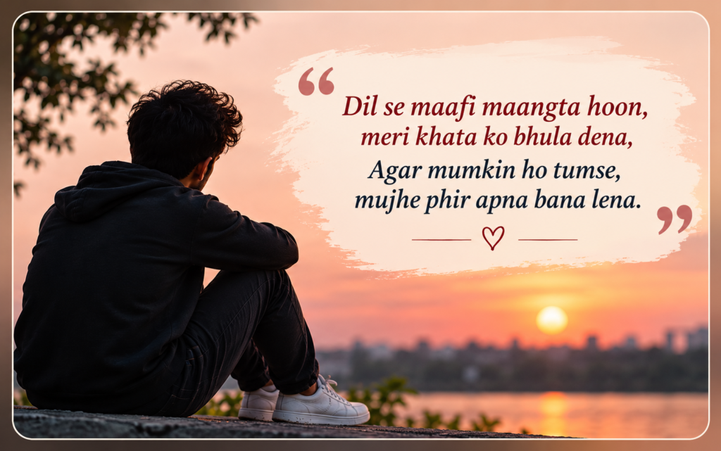 Sorry Shayari in English