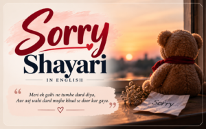 Sorry Shayari in English
