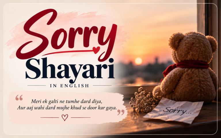 Sorry Shayari in English