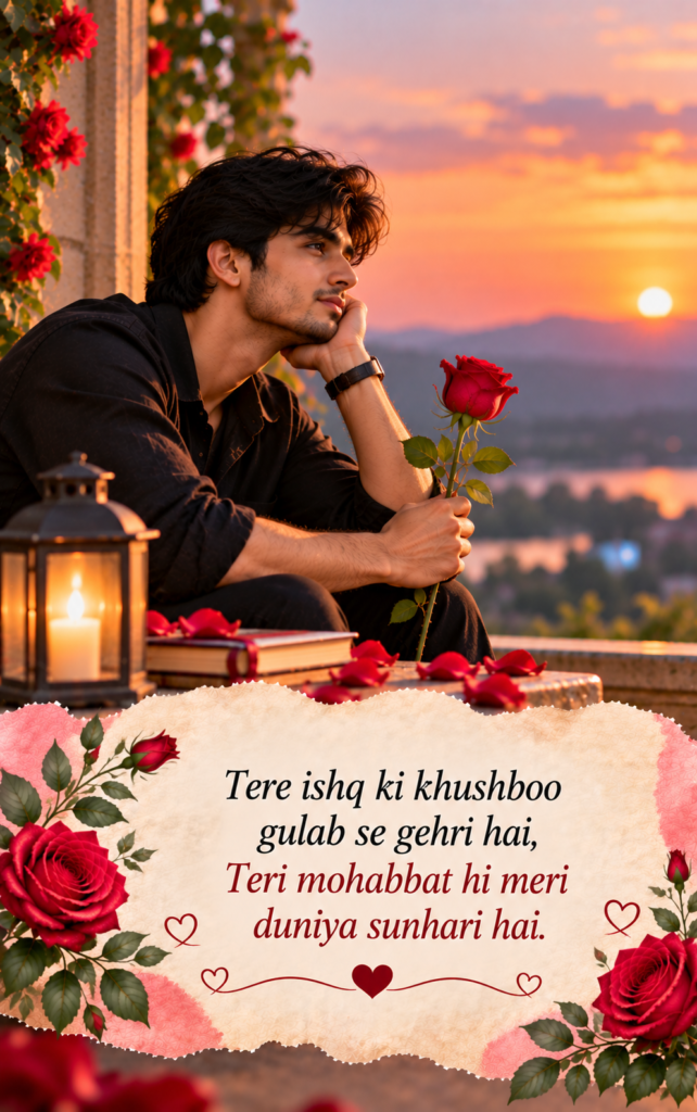 Two Line Shayari on Rose in English